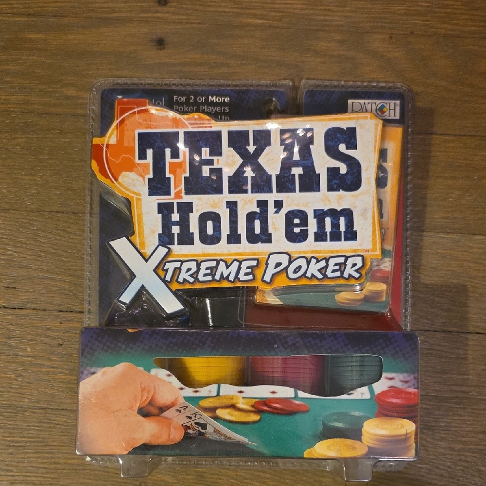 Texas Hold'em Xtreme Poker Set - NEW. Vintage